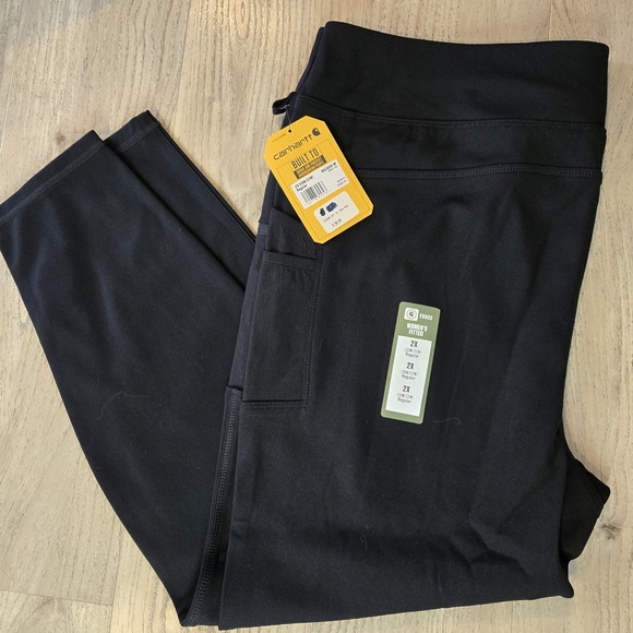 Carhartt Pants - Carhartt Women's Force Fitted‎ Lightweight Utility Legging Black Size 2XL NWT